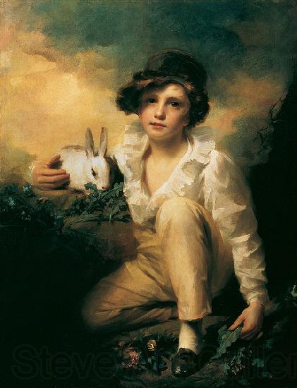Sir Henry Raeburn Boy and Rabbit Germany oil painting art
